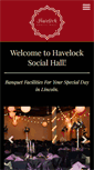 Mobile Screenshot of havelocksocialhall.com